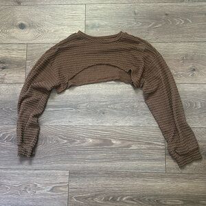 Long sleeve shawl